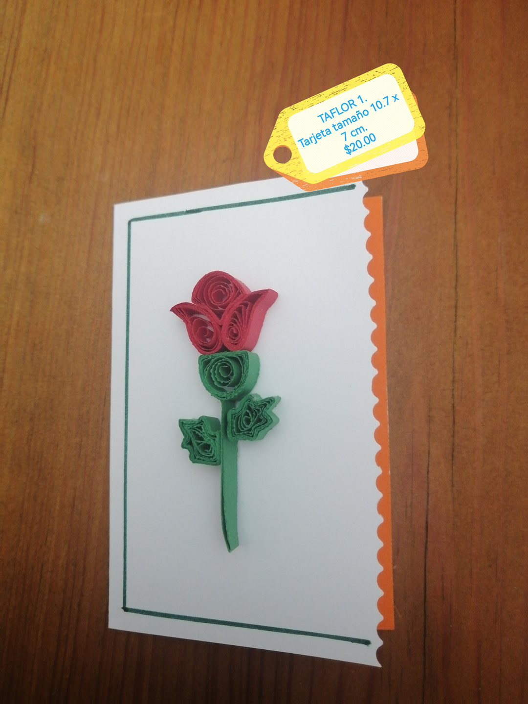 Tarjeta de flores